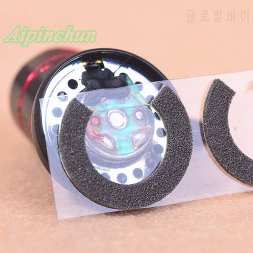 Aipinchun 100pcs Diy Earphone Speaker Unit Tuning Cotton Dust-Proof with Self-Adhesive Glue for MX500