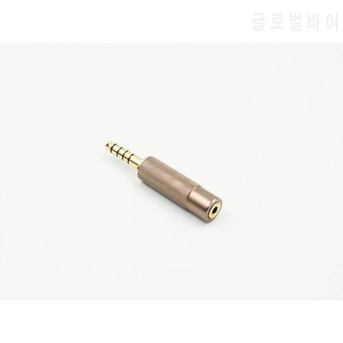 4.4mm 5-Pole Male to 2.5mm 4-Pole Female Balanced Output Gold-Plated Adapter For Sony NW-WM1Z / A