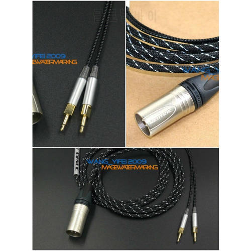 Amazing Balanced Upgrade Hifi Audio Headphone Cable Wire For Sennheiser HD700 XLR 4 Pins CANNON PLUG 2.5M Length