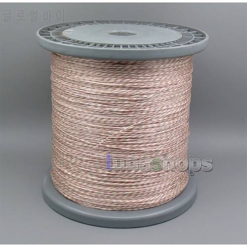 10m 7 (5+2) Wires Earphone Silver Plated + OCC Foil PU Skin Insulating Layer Bulk Cable For DIY Custom LN005615