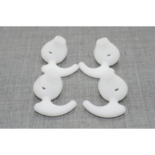 2 Pairs Anti-Slip Silicone Replacement Ear Tips Earbud Tips for Samsung S7/S7 Edge G9200 G9250 G9208 In-ear Earphone (White)