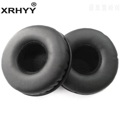 XRHYY Replacement Soft PU Foam Headphones Earpads Ear Pads Ear Cushions for AKG K518 K518DJ K518LE K81 SONY MDR-NC6 (Black)