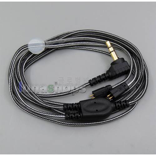 Black And White With Earphone Hook Audio Cable For Ultimate Ears UE TF10 SF3 SF5 5EB 5pro TripleFi 15vm TF15 LN005490
