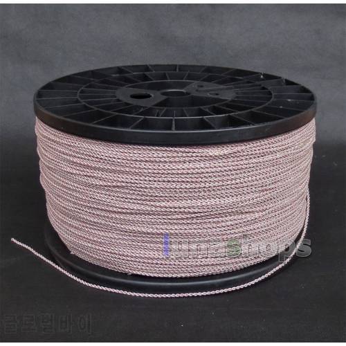 3m Semi-finished Earphone Silver Plated + OCC Foil PU Skin Insulating Layer Bulk Cable For DIY Custom LN005619
