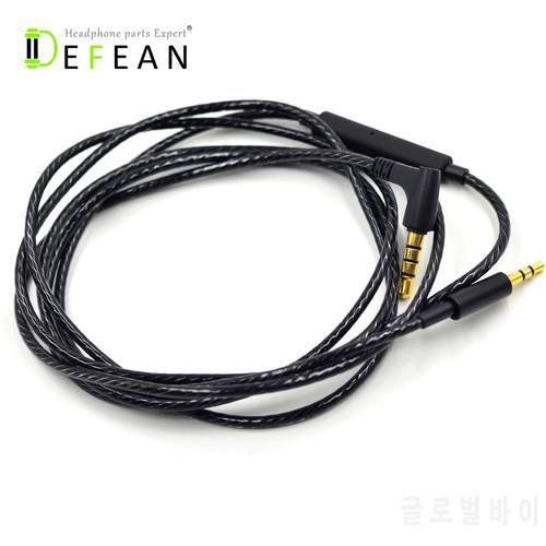 Defean Replacement Headphone Cable Remote Mic for SENNHEISER mm400-x mm450-x mm550-x headphone