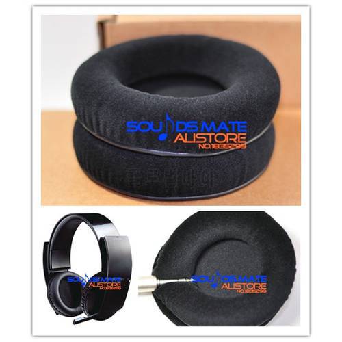 Soft Velour Ear Pads Replacement Cushion For Sony Wireless Stereo Headset Headphone For Playstation 3 PS3 Velvet Covers Pillow