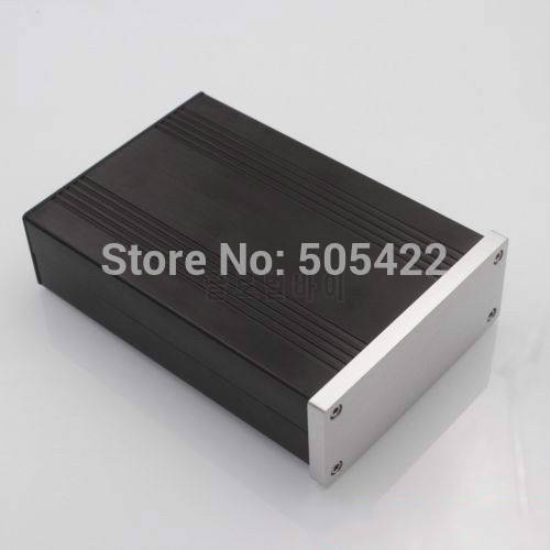 106*40*150mm Black Full Aluminum Mini Audio Amplifier Chassis DIY Project Box Digital Player Enclosure Headphone AMP Case