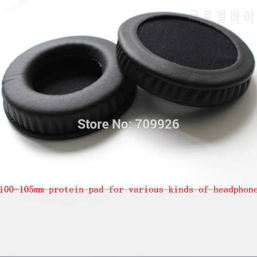 Linhuipad 10pcs Soft protein leather ear cushion headphone durable ear pads 105mm earpad for ATH-A500 dt880 dt990 AKGK270 K240S