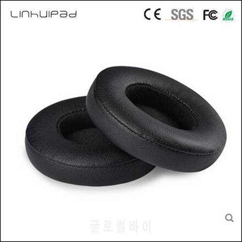 Linhuipad 1 Pairs Black Replacement Ear Pads Cushion pillow For solo2 solo2.0 wireless headphones