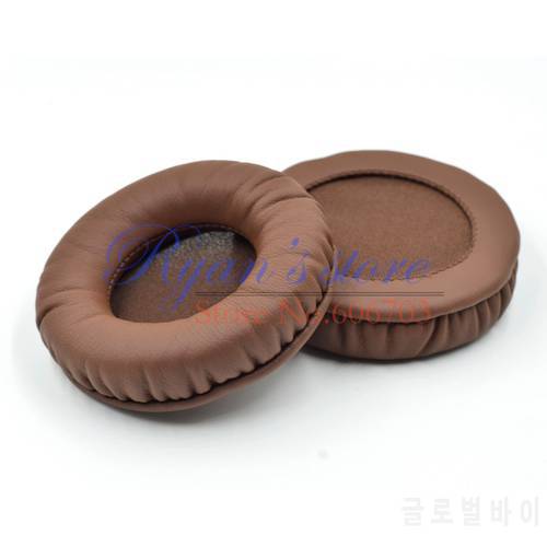 brown 90mm replacement substitute ear pads cushioned earpads cover pillow parts for headphones headset