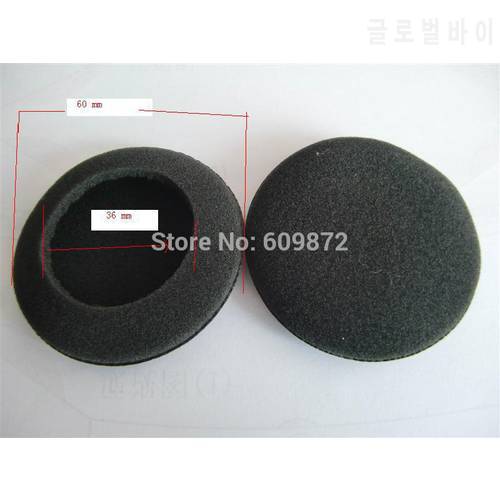 Linhuipad EP-60 Replacement foam Ear Pad sponge ear cushions for Headphones 60*36*3mm 2 pairs / lot