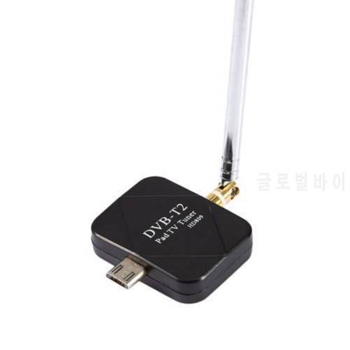 Mini Micro USB Tuner TV Receiver with Antenna Micro USB DVB-T2 Dongle Digital TV Receiver For Android Phone