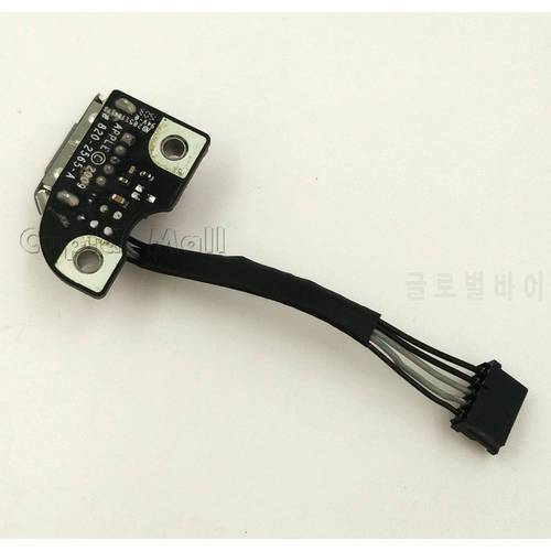 DC-IN Power Jack Board cable for Macbook Pro A1278 A1286 A1297 820-2565-A MC372 MC373 MC721 MC375 MD313 MD314 MC700 MC724 MD101