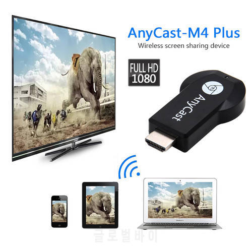 AnyCast M2 Plus Airplay 1080P Wireless WiFi Display TV Dongle miracast Receiver HDMI TV Stick DLNA Miracast for Smart Phones PC