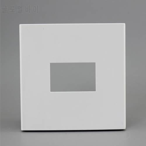 One Port Empty Wall Outlet Cover Plate Suit For 1 Slot Socket 23x36mm Blank Faceplate Panel