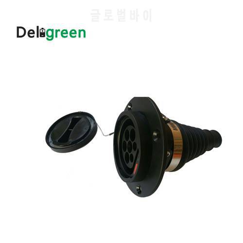 Duosida EU inlet 32A EV side 62196-2 European standard -EV charging Type 2 connector for EV charging without cable