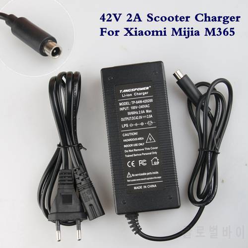 42V 2A Electric Skatebaord Adapter Scooter Charger For Xiaomi Mijia M365 Electric Scooter Bike Accessories EU/US/AU/UK Plug