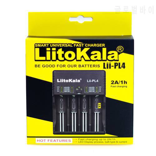Liitokala Lii-100 Lii-202 Lii-402 liiPL4 1.2V 3.7V 3.2V 3.85V AA / AAA 18650 18350 26650 10440 NiMH Lithium Battery Smart Charge