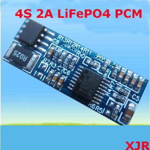4S 2A 12.8V LiFePO4 BMS/PCM/PCB battery protection circuit board for 4 Packs 18650 Battery Cell
