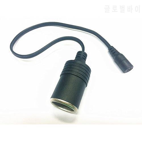Car Charger Car Cigarette Lighter Female Socket to 5.5mm x 2.1mm 5.5x2.1 Barrel Connector Plug Adapter