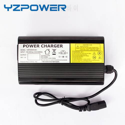 YZPOWER 14.6V 20A Lifepo4 Lithium Battery Charger For 4S 12V Battery Pack Ebike Electric Bike Aluminum Case With Fans & CE