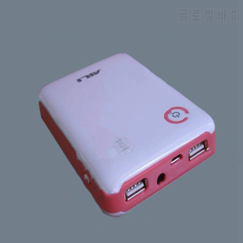 Aili Double USB Port Mobile Power Bank Box 5V 9V 12V 18650 Battery Box Shell Portable Power Case Free Shipping