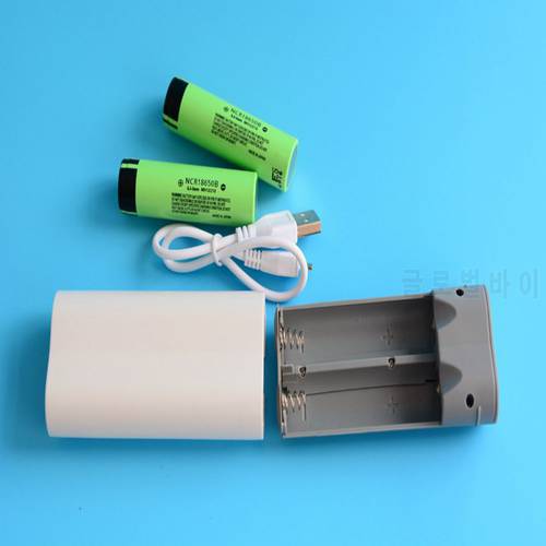 New Sales 2.1A 18650 Battery Box Shell POWER BANK Case for Any Phone