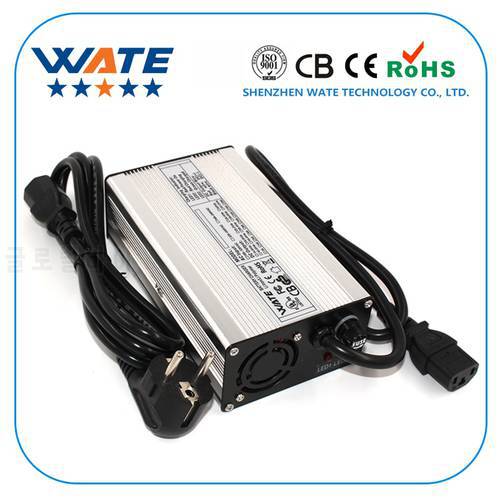 24V 8A Charger 24V Lead acid Battery Charger Output 27.6V With Fan Aluminum Shell Smart Charger