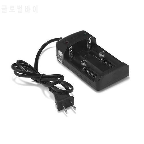 30pcs Universal 18650 Battery Charger Travel Dock Dual Power Charger US Plug For 16340 14500 26650 Li-ion Rechargeable Battery