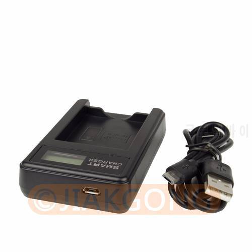 NP-W126 USB Battery Charger with LCD screen For Fuji X-E1 X-M1 FinePix X-Pro 1 HS35 EXR