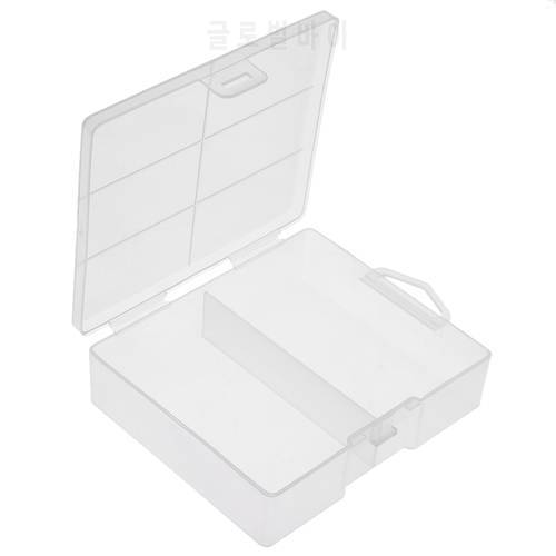 Plastic Battery Storage Case High Transparent Container PP Batteries Storage Box Holder for Maximum 24 X AA Batteries