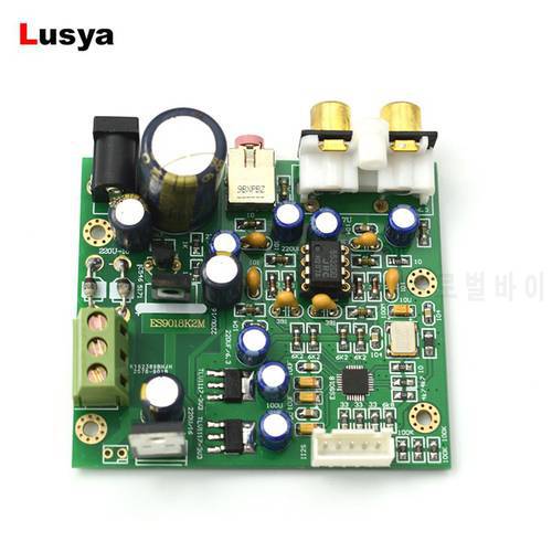 DLHiFi DAC Decoder ES9018K2M ES9018 I2S Input Decoding Board With Cable DAC Supports IIS-32bit 384K / DSD64 128 256