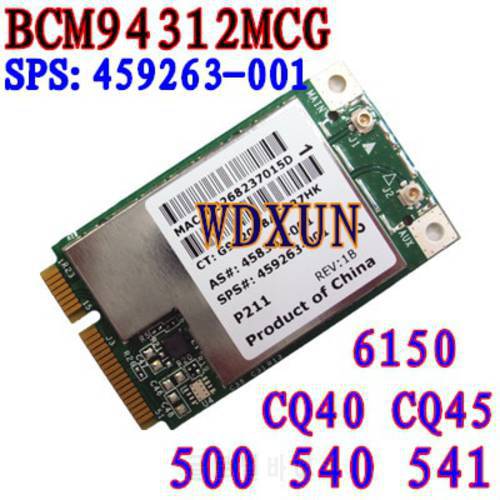 BroadCom BCM94312MCG BCM4312 459263-002 Mini PCI-E Wireless Lan WLAN Wifi Wi Fi Card 802.11 4321MC