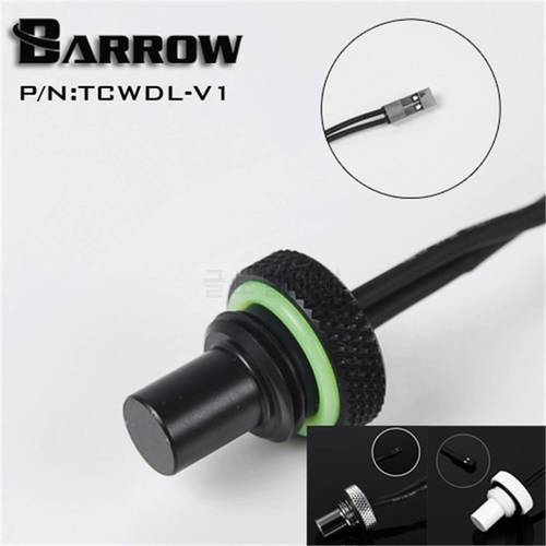 Barrow Temperature Sensor Stop Fitting, G1/4&39&39 10K 8mm(Short) 15mm(Long) For Water Cooling System+ 30cm Cable, TCWD-V1/TCWDL-V1