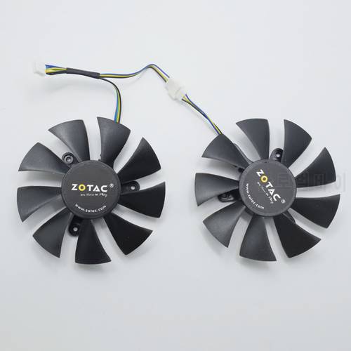 New 85MM GA91S2H GFY09010E12SPA 4PIN Cooler Fan Replace For ZOTAC GeForce GTX 1060 AMP Edition GTX 1070 Mini Graphics Card Fans