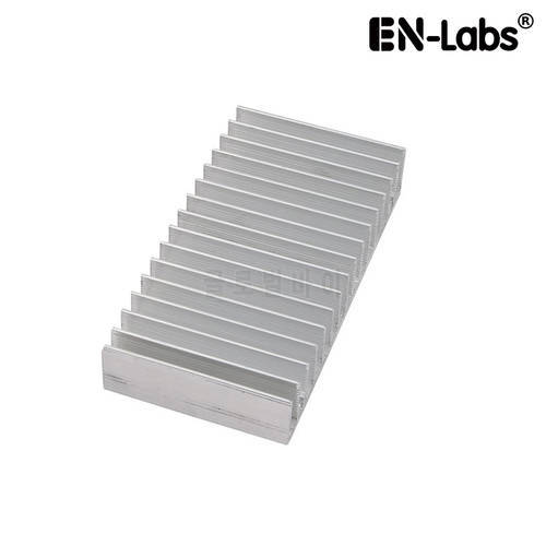 En-Labs 100x40x18mm Aluminum Heat Sink Radiator Heatsink for Chip Projector VGA RAM LED Power Car Amplifier IC heat dissipation