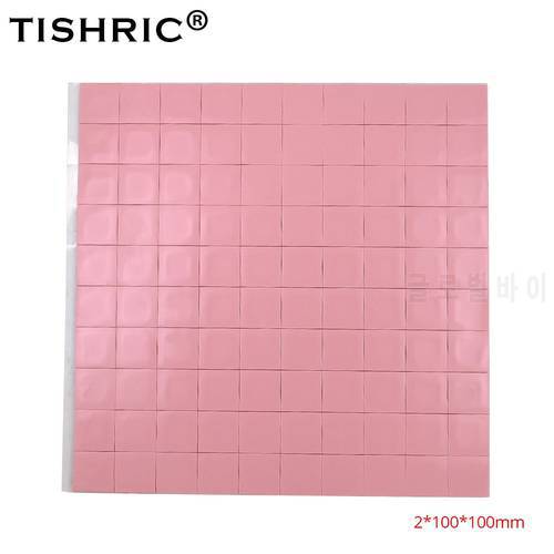 TISHRIC Good Quality Computer Fan PC Heatsink Heat Sink Cooling Cooler Conductive Silicone Pad GPU CPU Thermal Pads 2mm