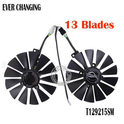 T129215SM 95MM DC12V 0.25AMP Graphics Cooling fan FOR ASUS ROG POSEIDON GTX1080TI P11G GAMING Graphics Card Cooling Fan