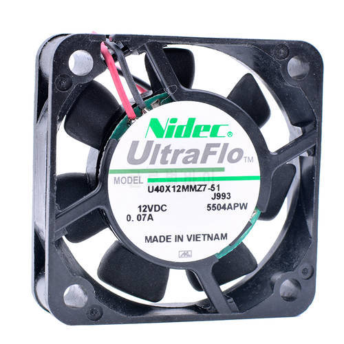 COOLING REVOLUTION U40X12MMZ7-51 4cm 4010 40mm fan 12V 0.07A Small quiet cooling fan North and South Bridge