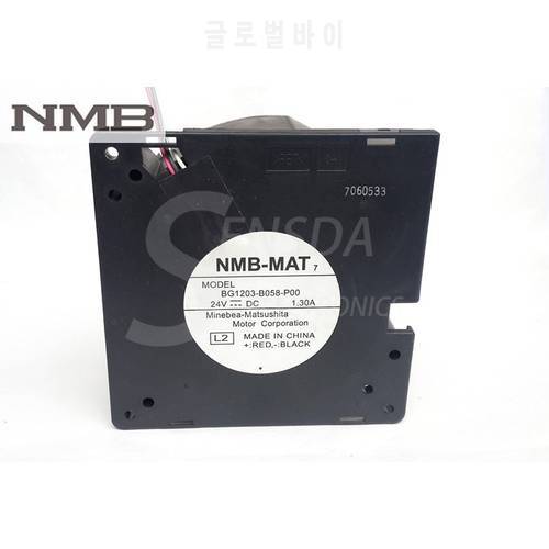 For NMB bg1203-b058-p00 DC 24v 1.30a 12033 12cm 120mm turbo blower server case cooling fans