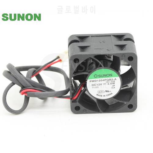 For Sunon PMD1204PQB2-A 4028 12V 2.6W 40mm 4cm server inverter axial cooling fans