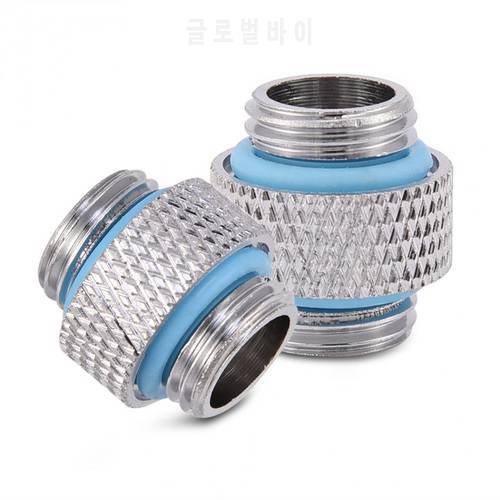 2pcs/lot G1/4 Dual External Thread Fitting Adapter for Water Cooling System Cooler Accessories
