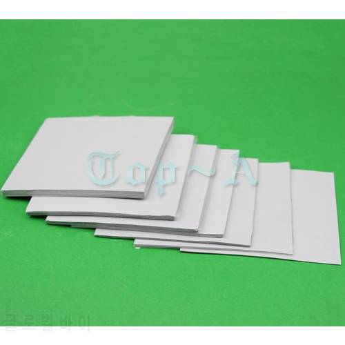 5 pcs Gdstime 100mm x100mm x 2mm whiter Heatsink Cooling Conductive Chipset Thermal Silicon Pad