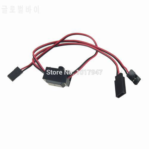 2PCS lot 3 Way Power on/off switch with JR FUTABA Receiver cord for RC Boat Car Flight