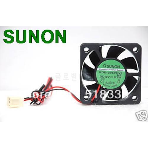 For Sunon DC Fan KDE1205PHV3 5x5x1CM 5CM 5010 50*50*10MM DC 12V 0.5W Vapo