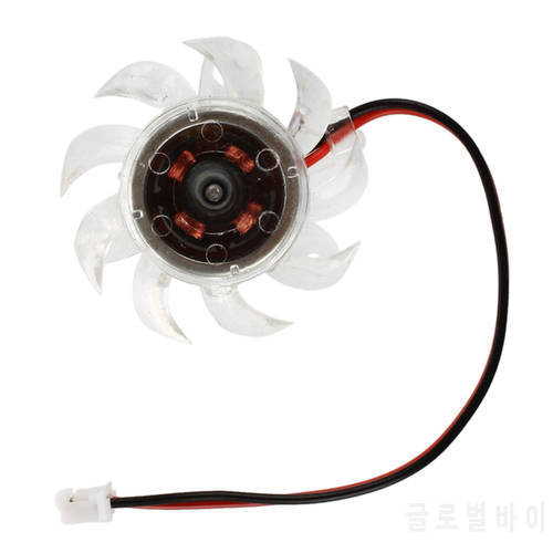 Plastic Mini Cooling Fan Heatsink Cooler DC 12V for PC Computer GPU