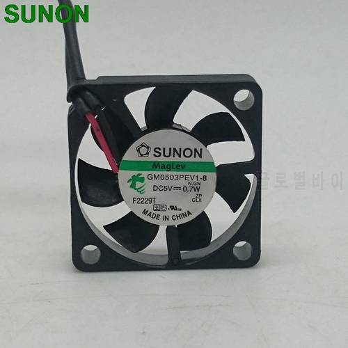 For Sunon GM0503PEV1-8 Slim 6mm thickness 3006 5V 0.7W DC brushless Cooling fan