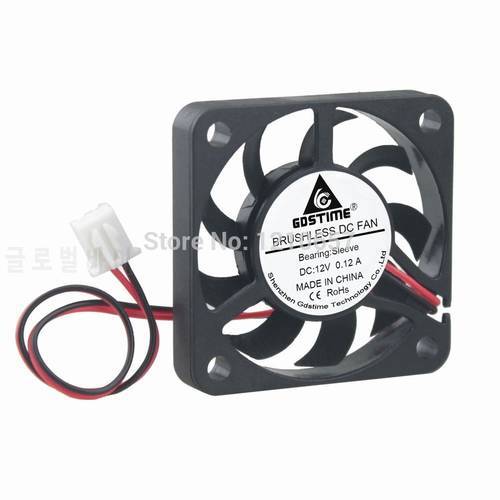 10Pieces LOT Gdstime 4cm 40x7mm 4007 DC 12V 2Pin 40mm Air Axial Cooling Fan