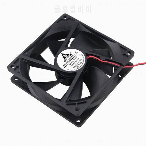Gdstime 5 Pieces 90mm Cooling Fan DC 5V 92*92*25mm 2-Wire Brushless PC Computer Case CPU Cooler 92mm x 25mm 9cm 9225