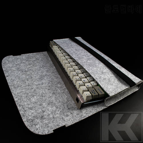 68 size Felt Bag for Mechanical Keyboard Dust Bag for 104 87 TKL Portable